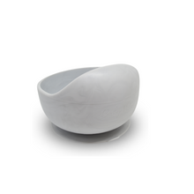 Load image into Gallery viewer, Silicone Suction Bowl w/ Spoon (Marble)
