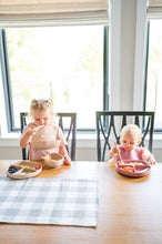 Load image into Gallery viewer, 2 Pack Feeding Bibs (Rose + Oatmeal)
