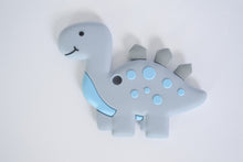 Load image into Gallery viewer, Cute Stegosaurus Silicone Baby Teether
