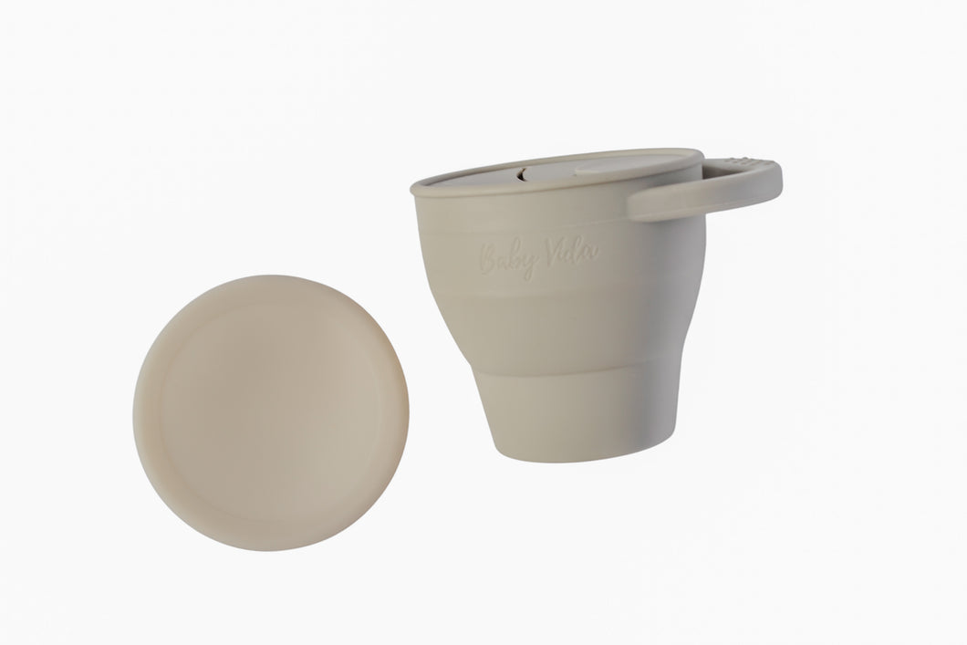 *NEW* Collapsible Snack Cup (Ash Gray)